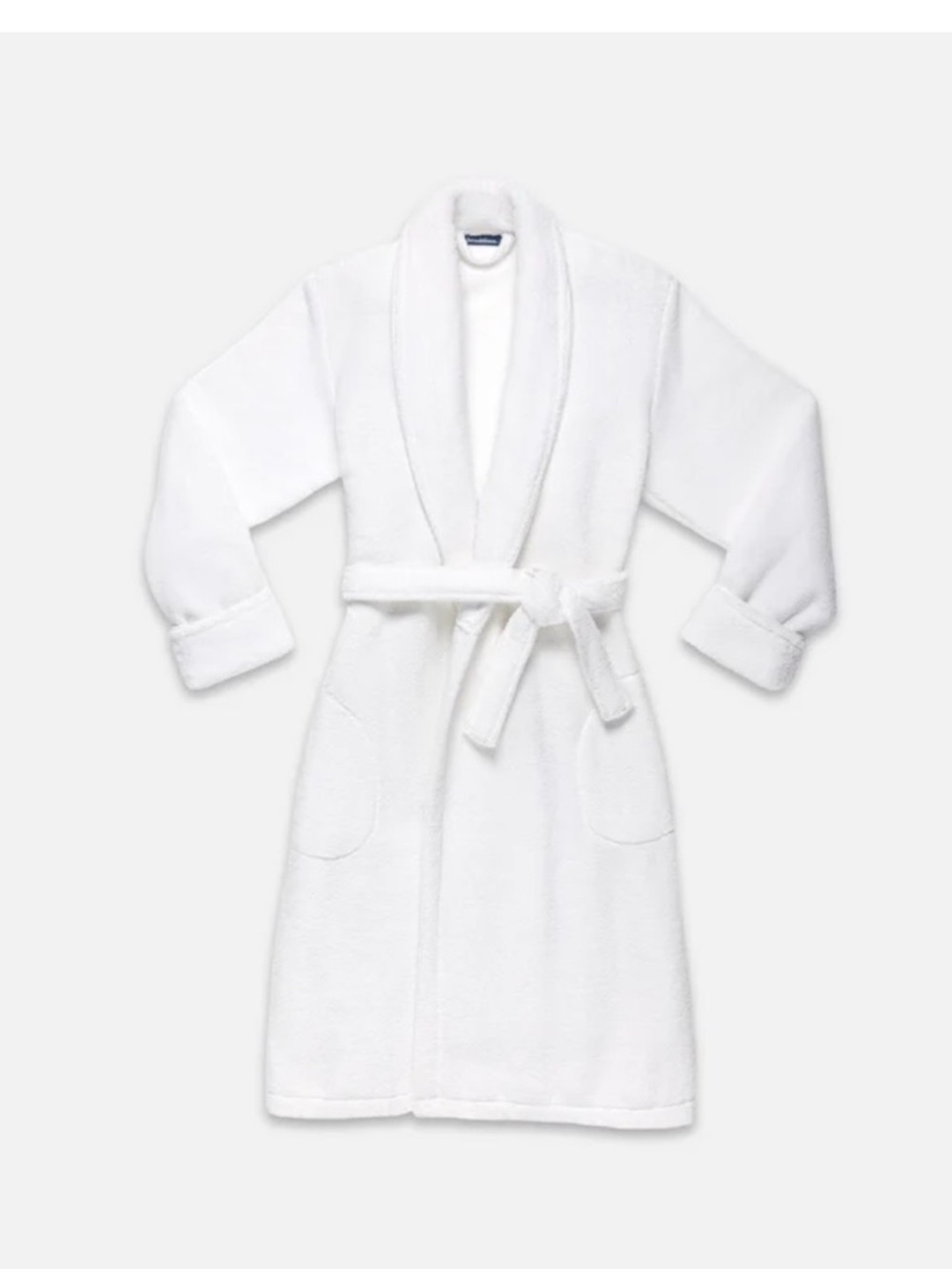 Brooklinen Plush White Terry Cloth Robe